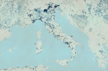 Fototapeta na ścianę Włochy Mapa 175x115 cm