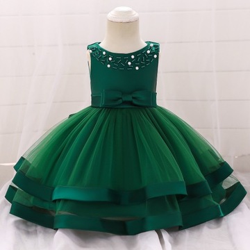 Girls Dingzhu Princess Dress Children's Mesh Baby Wedding Dress