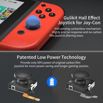 Gulikit Joystick NS40 Kit Обнаружение эффекта Холла