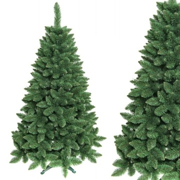 CHOINKA SZTUCZNA JODŁA ZIELONA GĘSTA 90 cm + STOJAK