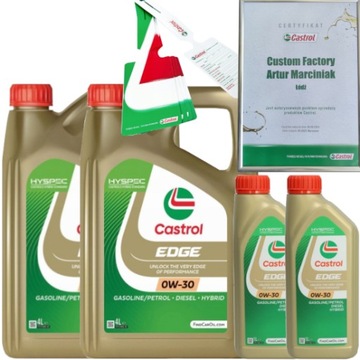 CASTROL EDGE 0W30 RN0700 / RN0710 BMW LL-04 MB 229.51 10L + ZAWIESZKA