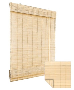 RZYMSKA ROLETA BAMBUSOWA 90x220 NATURALNY