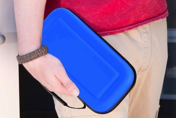 УЛУЧШЕННЫЙ ЧЕХОЛ ДЛЯ NINTENDO SWITCH OLED СИНИЙ