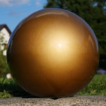 Kula Ogrodowa Dekoracyjna 80 cm ZŁOTA