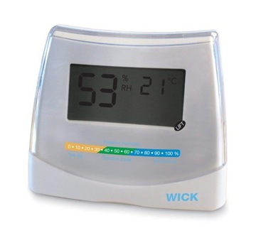Termometr i higrometr Wick W70DA biały