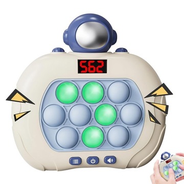 GRA POP IT ASTRONAUTA KONSOLA DO GIER TYPU SPEED PUSH DLA DZIECI 6 TRYBA