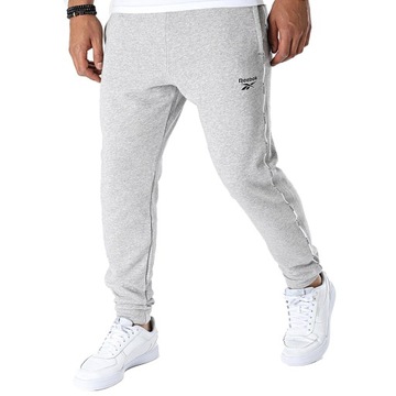 2913 SPODNIE Reebok MĘSKIE dresowe BAWEŁNIANE BAWEŁNA joggery L