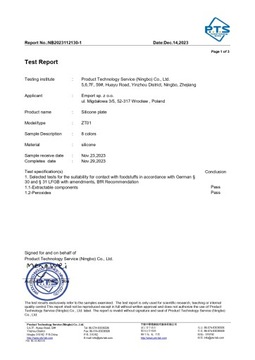 Talerz silikonowy dla dzieci talerzyk z przyssawka sztućce BLW