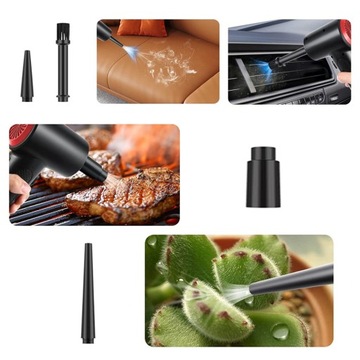 ЭЛЕКТРОМОБИЛЬНЫЙ ПЫЛЕСОС ПЫЛЕВОЗДУХА 6 НАСАДОК 3 ШЕСТЕРНИ 100 000 ОБ/МИН