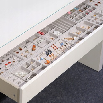 Поднос для украшений Бежевый Органайзер-ящик 4шт.