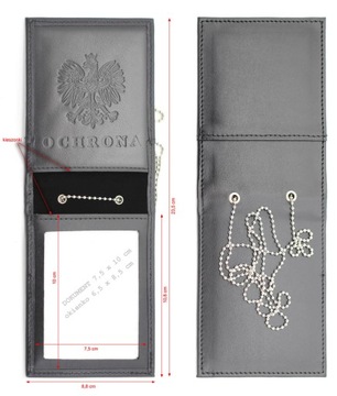 ЧЕХОЛ с логотипом ЗАЩИТА | 100% КОЖА + ЦЕПЬ