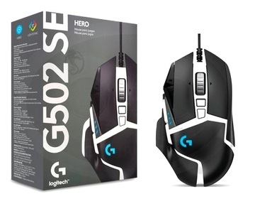 Myszka przewodowa Logitech G502 Hero SE sensor optyczny GAMING