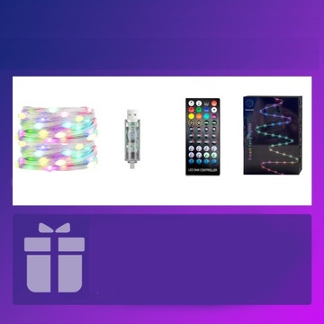 ИНТЕЛЛЕКТУАЛЬНЫЕ елочные гирлянды 100 светодиодов SMART FLASH Bluetooth App PILOT - 10 м