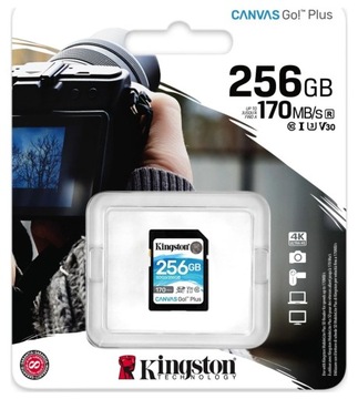 Karta pamięci KINGSTON Canvas Go! Plus SDXC 256GB