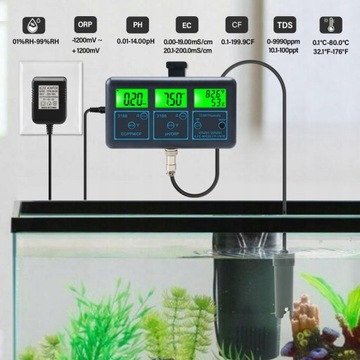 ТЕСТЕР КАЧЕСТВА ВОДЫ 7в1 Tuya WiFi