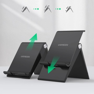 Подставка для телефона UGREEN LP247, регулируемая, 4,7-7,9 дюйма (черная)