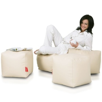 Zestaw Combo Ekoskóra Dolaro E17 cappucino 37x37cm