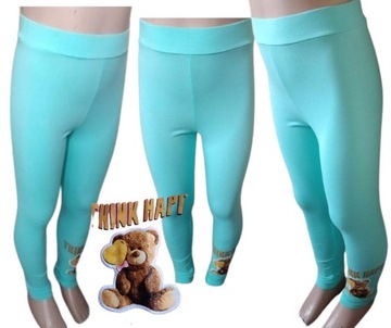 Legginsy getry cienkie DZIEWCZYNKI 116-122