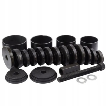 СЪЕМНИК ВТУЛКИ ПОДШИПНИКА ПРЕСС-АДАПТЕРЫ 56-88мм 23 шт. ПИНЫ