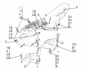 Can-Am Outlander BRP 715001930 Комплект для перемещения радиатора