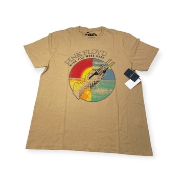 Koszulka T-shirt męski okrągły dekolt Pink Floyd LUCKY BRAND L