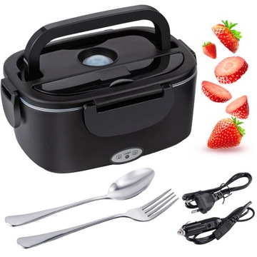 ЛАНЧ-БОКС С ЭЛЕКТРИЧЕСКИМ ПОДОГРЕВОМ 1500МЛ 60ВТ НЕРЖАВЕЮЩАЯ СТАЛЬ ПРОЧНОСТЬ