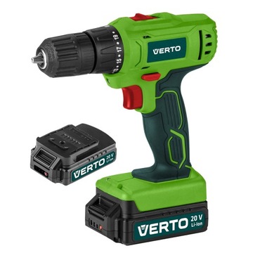 Wiertarko-wkrętarka akumulatorowa 2 x 20V, Li-Ion/