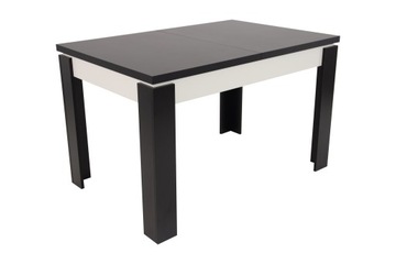 Stół Laminowany 80x120 Rozkładany do 160 cm Czarny