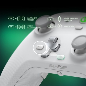 GameSir T4 Cyclone Pro — белый — беспроводной USB-контроллер BT Pad