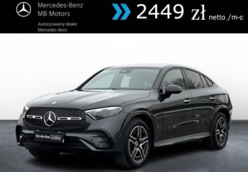 Mercedes GLC C254/X254 Coupe 2.0 200 204KM 2025 Mercedes-Benz GLC SalonPL Rata 2449zl AMG Kam360 Pamiec foteli Hak Digital