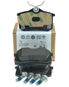 KLOCKI HAMULCOWE TYŁ OE VAG 1K0698451J AUDI SEAT SKODA VW GDB1330 P85020