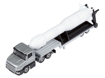 Pojazd metalowy z elementami z tworzywa SIKU 1:58, model strażacki