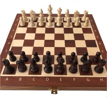 Szachy fornirowane MAGIERA