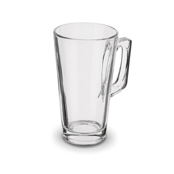 НАБОР кофейных стаканов с ручками, большой, ВЫСОКИЕ СТАКАНЫ ДЛЯ ЛАТТЕ 6х380мл