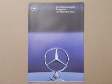 Prospekt - MERCEDES - 190 W124 S SEC W126 SL R107 - 1988 r