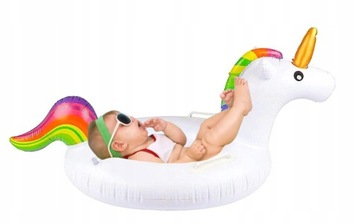 НАДУВНОЕ КОЛЬЦО ДЛЯ РЕБЕНКА ЕДИНОРОГ ДЛЯ ПЛАВАНИЯ В БАССЕЙНЕ ВОДНОЕ КОЛЕСО
