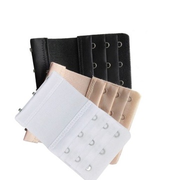 Удлинитель на резинке, 3 ряда, набор 3 цвета, для бюстгальтеров EMBRA