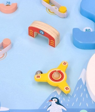 ADAM TOYS GRA ZRĘCZNOŚCIOWA PINBALL FLIPPER DREWNIANY 3+