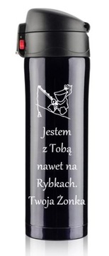 Kubek termiczny termos metalowy + GRAWER prezent