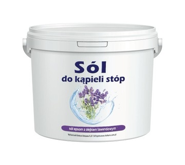 SÓL EPSOM DO KĄPIELI STÓP Z OLEJKIEM LAWENDOWYM