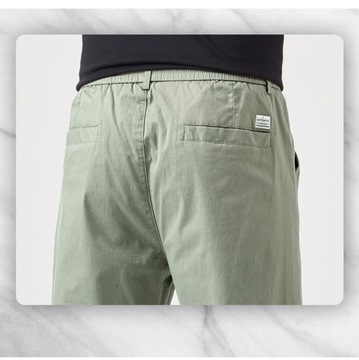 Brand Summer Cotton Ankle Length Pants Men Thin Dr