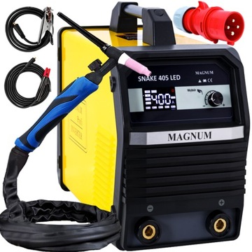 SPAWARKA MMA MAGNUM SNAKE 405 LED 400V TIG 40-400A