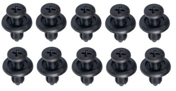 10szt. SPINKI KOŁKI 7mm OSŁON HONDA ACCORD CIVIC