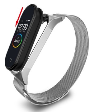 РЕМЕНЬ ДЛЯ XIAOMI MIBAND 5/6 ОРИГИНАЛЬНЫЙ ЦВЕТ МЕТАЛЛ