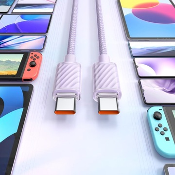 КАБЕЛЬ MCDODO USB-C ДЛЯ БЫСТРОЙ ЗАРЯДКИ ДЛЯ SAMSUNG USB ЗАРЯДНОЕ УСТРОЙСТВО ТИПА C 100 Вт 1 М