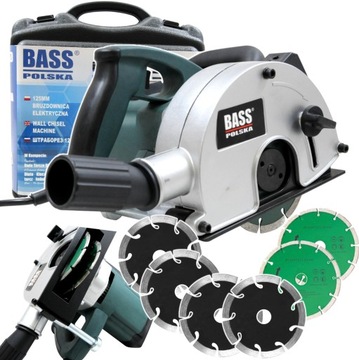 BASS POLSKA BRUZDOWNICA ELEKTRYCZNA 1700W 6 TARCZ