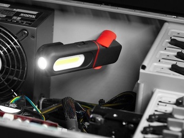 СВЕТОДИОДНАЯ ЛАМПА ДЛЯ МАСТЕРСКОЙ МАГНИТНЫЙ АККУМУЛЯТОРНЫЙ ФАКЕЛ