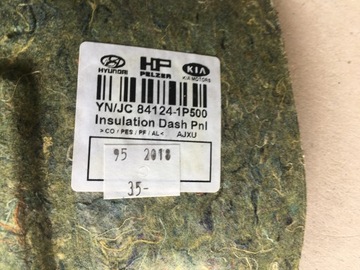 KIA VENGA 09- TLUMENÍ STĚNY PŘEPÁŽKOVÉ EVROPA