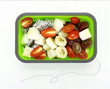 Силиконовый складной набор для еды Bento Box