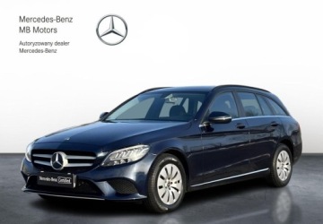 Mercedes Klasa C W205 Kombi Facelifting 2.0 220d 194KM 2020 Mercedes-Benz Klasa C Salon PL Od Dealera Kamera cofania Lampy LED Lakier